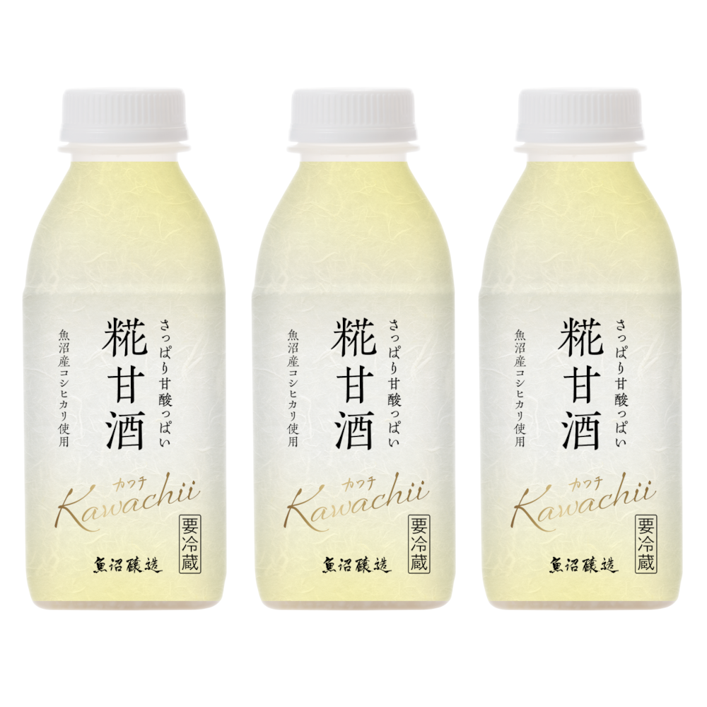 贈答用　魚沼産コシヒカリ使用　カワチ糀甘酒　480g　6本入り